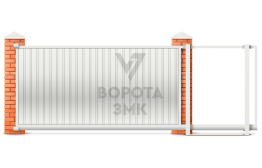 Откатные ворота под ключ 1750×2000 ЗМК-6859