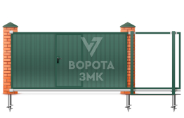 Автоматические откатные ворота Дорхан 3000×2000 ЗМК-6918